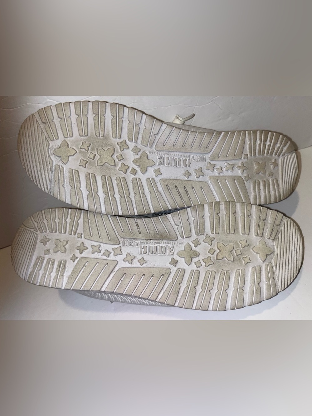 Hey Dude Men’s White Wally Artic White Slip-on-shoe Size 9 - Picture 9 of 14